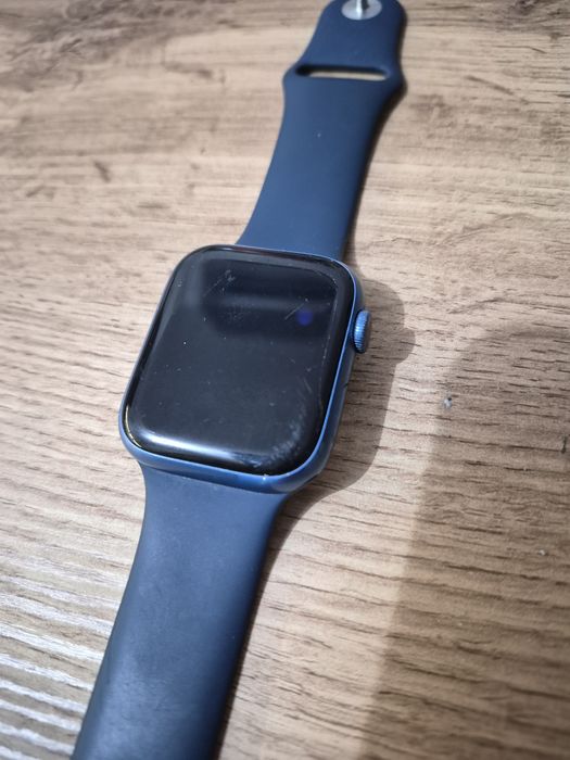 Apple watch 7 45mm granatowy