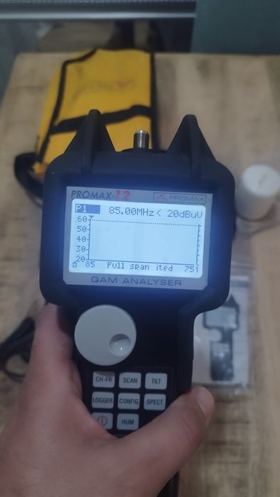 Medidor Promax 12 medidor RF e frequências