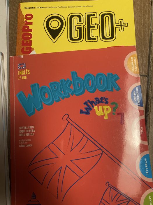 Caderno atividades do 7 ano usado como novos