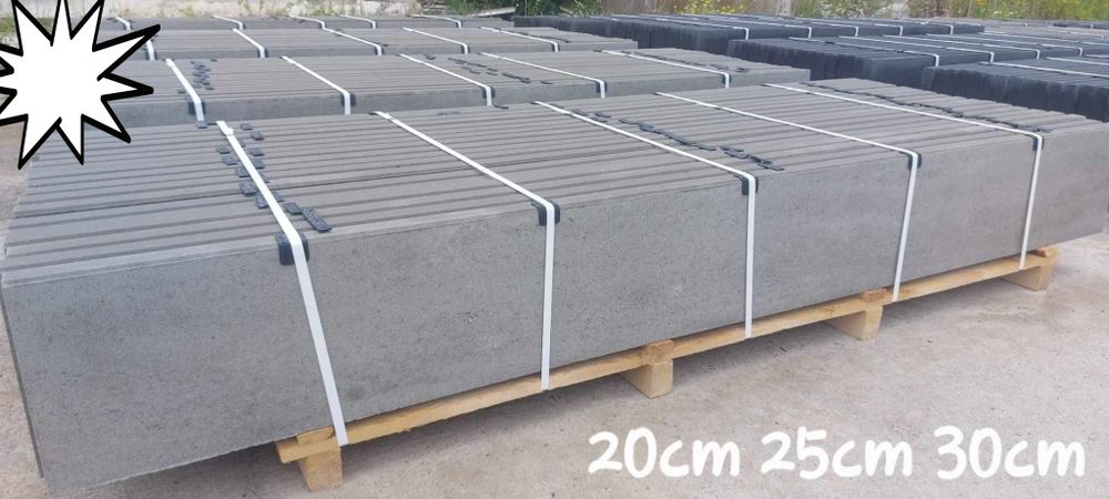 Podmurówka betonowa Panel słupki  20cm 25cm 30cm