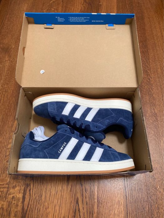 Buty Do Chodzenia Szkoły Adidas Campus 00s niebieskie granatowe streetwear sneakersy