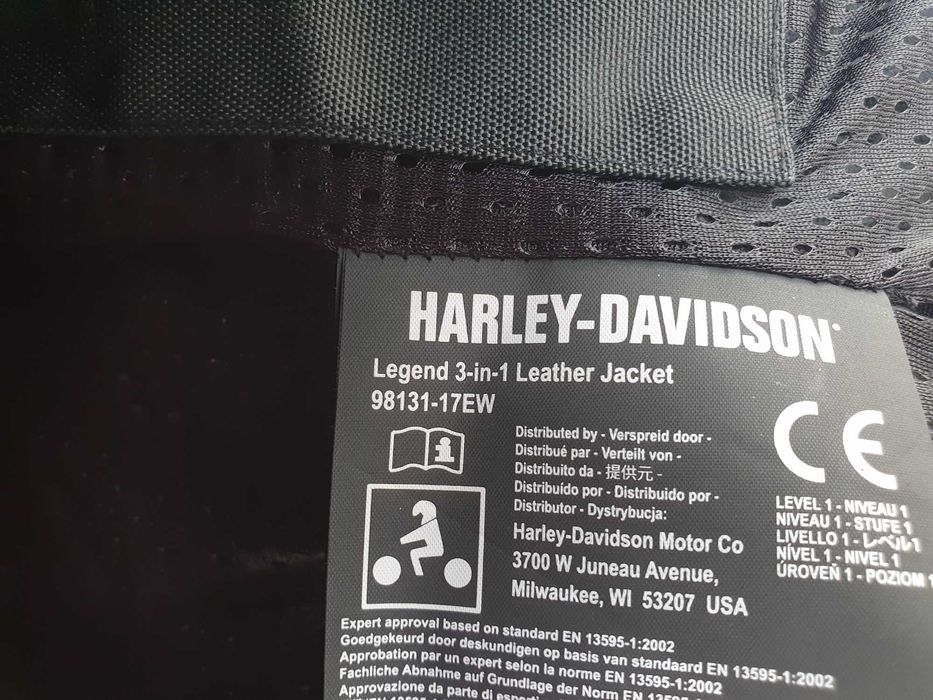 wys 11.10 Harley Davidson Legend 3 in 1 Rozmiar M , damska  kurtka motocyklowa, oryginał
