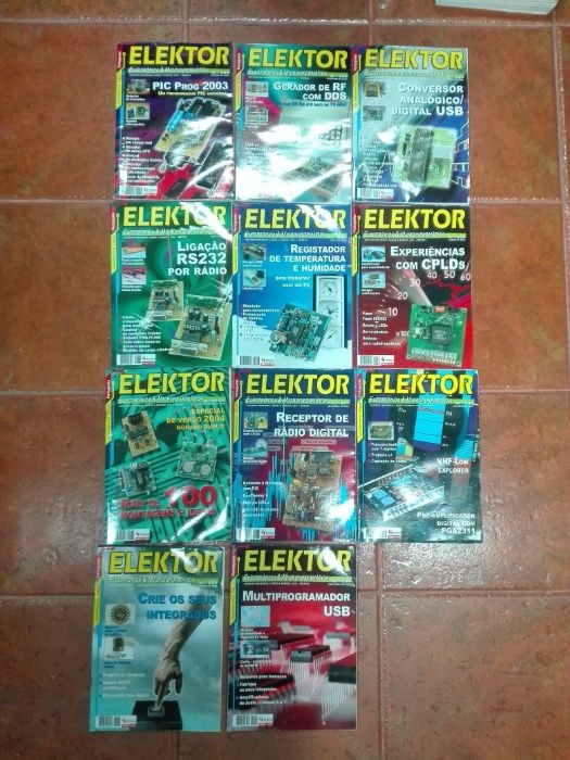 Revistas Elektor Ano 2004 (nº 229 a 240)