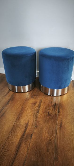 2x pufa, granatowa, homla