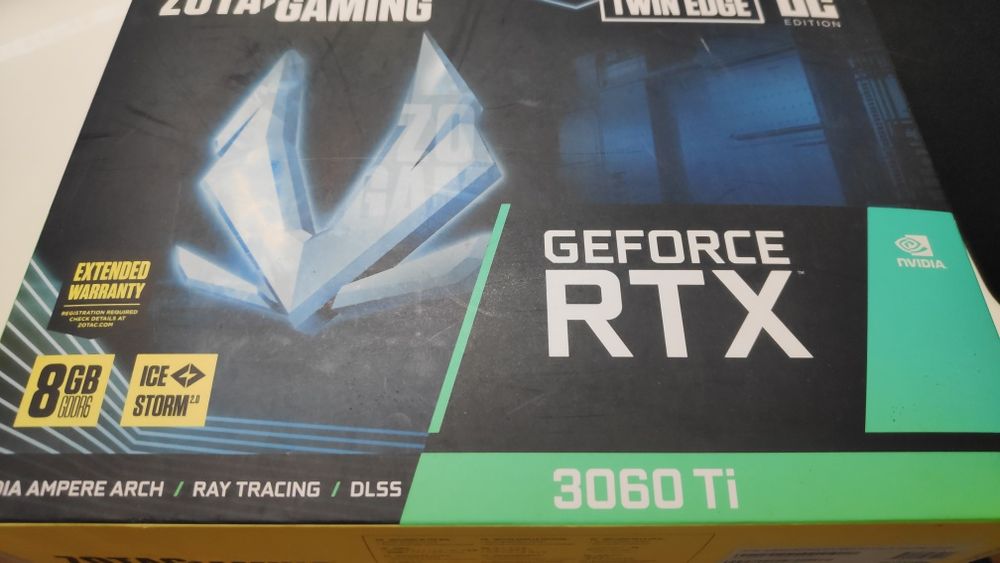 RTX3060 Ti Zotac 8GB GDDR6 Twin Edge OC