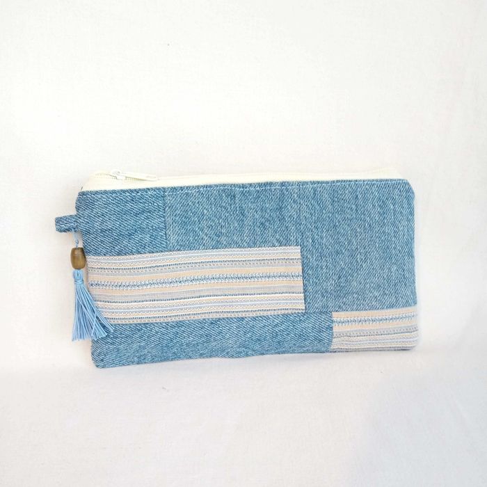 Mała kosmetyczka, etui rękodzieło handmade patchwork