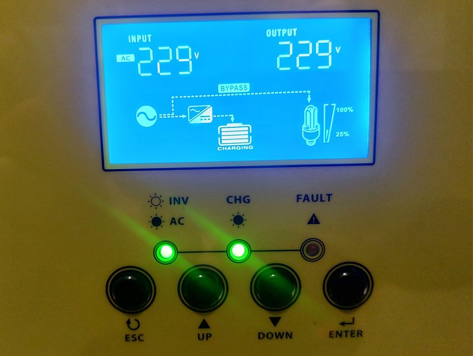 Inwerter falownik hybrydowy UPS EASUN SMG II 3.6kw 24V  OFF GRID