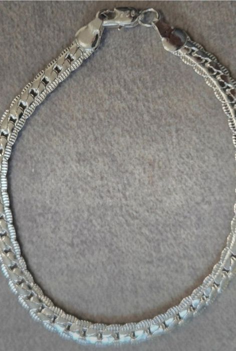 Srebrna branzoletka próba 925 gratis 2