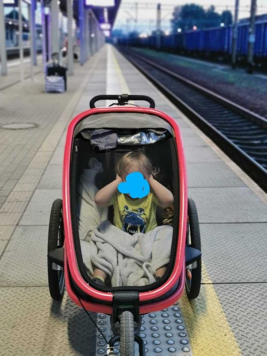 Przyczepka rowerowa HAMAX OUTBACK ONE z kołem do Jogingu