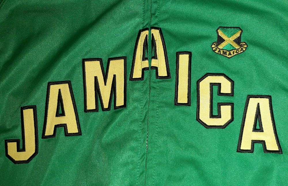 Олимпийка Jamaica винтаж 90-е, размер L, спортивная ретро кофта: 3