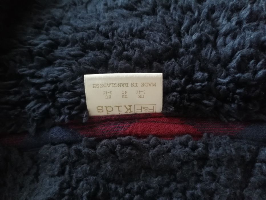 Теплая рубашка на меху " F&F - Kids"  brend.