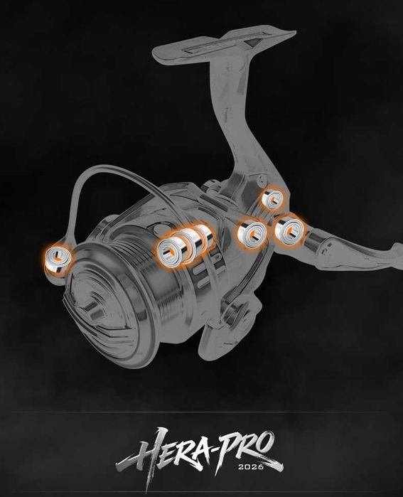 Катушка Bearking Hera Pro 3000S бесконечник Апгрейд 210 грамм Доп шпуля