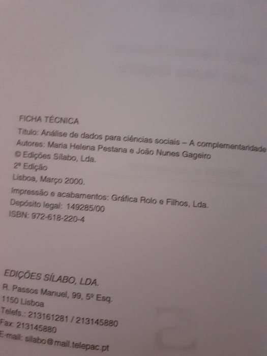 Análise de dados para ciências sociais