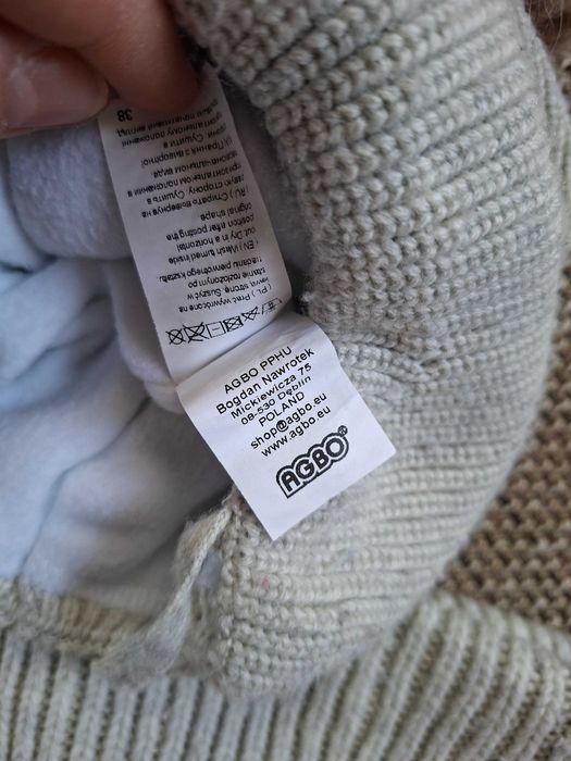 Zestaw czapka plus komin agbo