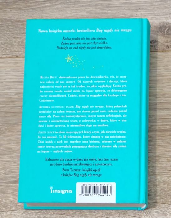 Regina Brett Jesteś Cudem