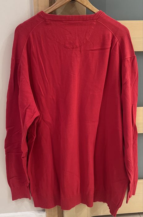 Sweyer meski duzy w serek czerwony Kitaro 2XL/ 3XL