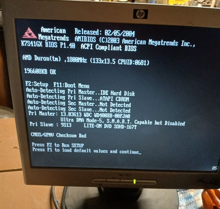 Retro PC AMD Duron 1800 mhz