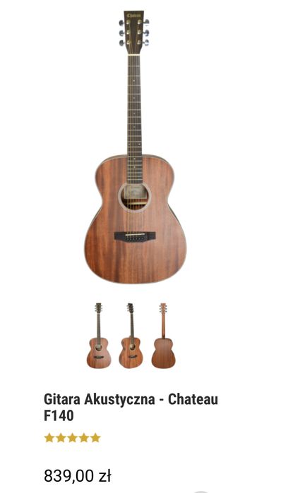 Gitara akustyczna Chateau F140