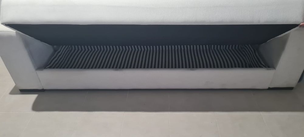 Sofá Cama Branco 2.30m