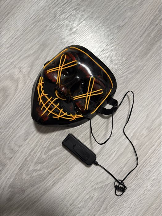 Неоновая маска Анонимуса Судная ночь