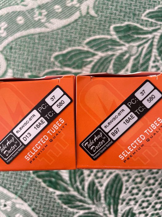 Válvulas 6L6WGC-STR par premium matched