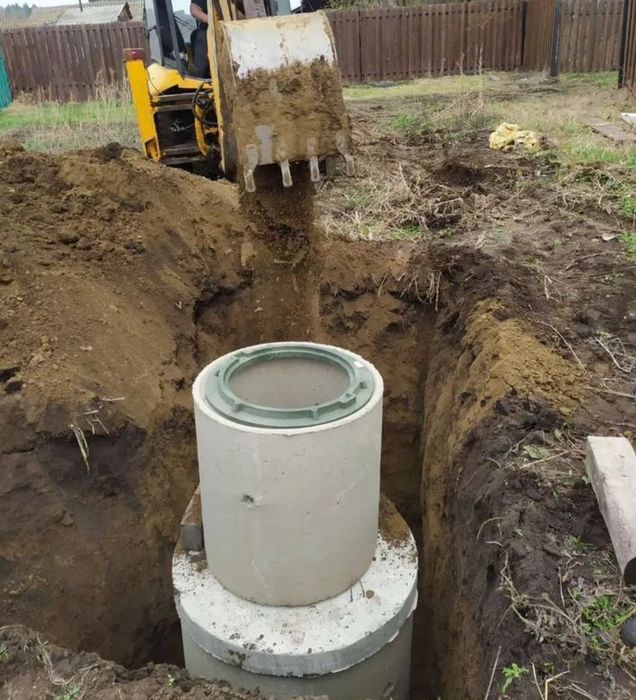 Канализация из бетонных колец септик - PS100 полный цикл услуг