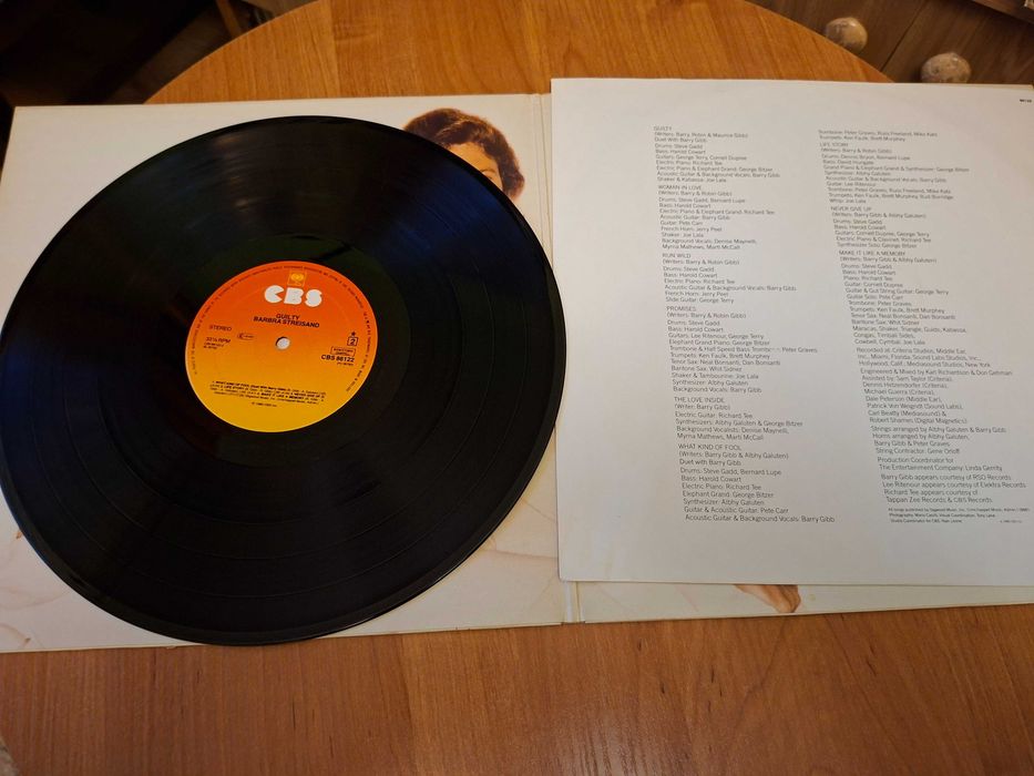 płyta winylowa Barbra Streisand Guilty stan VG+/EX-