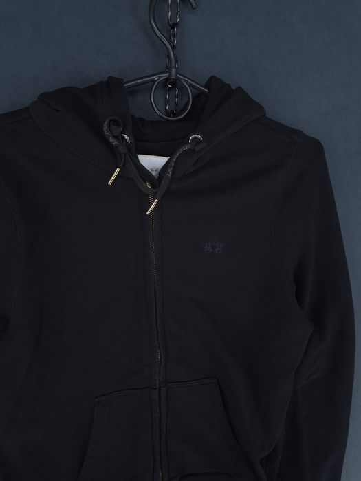La Martina rozpinana bluza z kapturem haft logo S basic premium