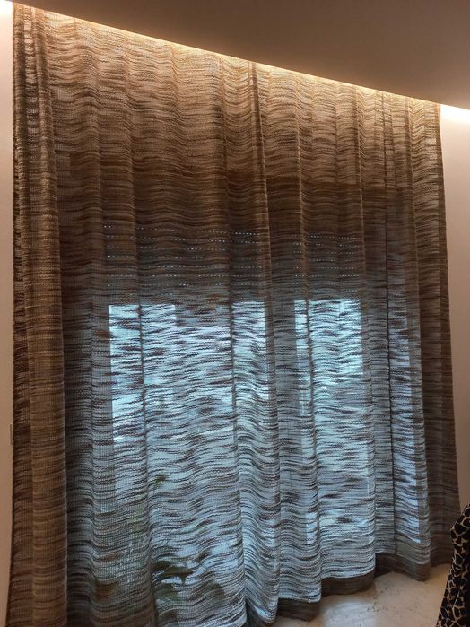 Cortinado com calhas