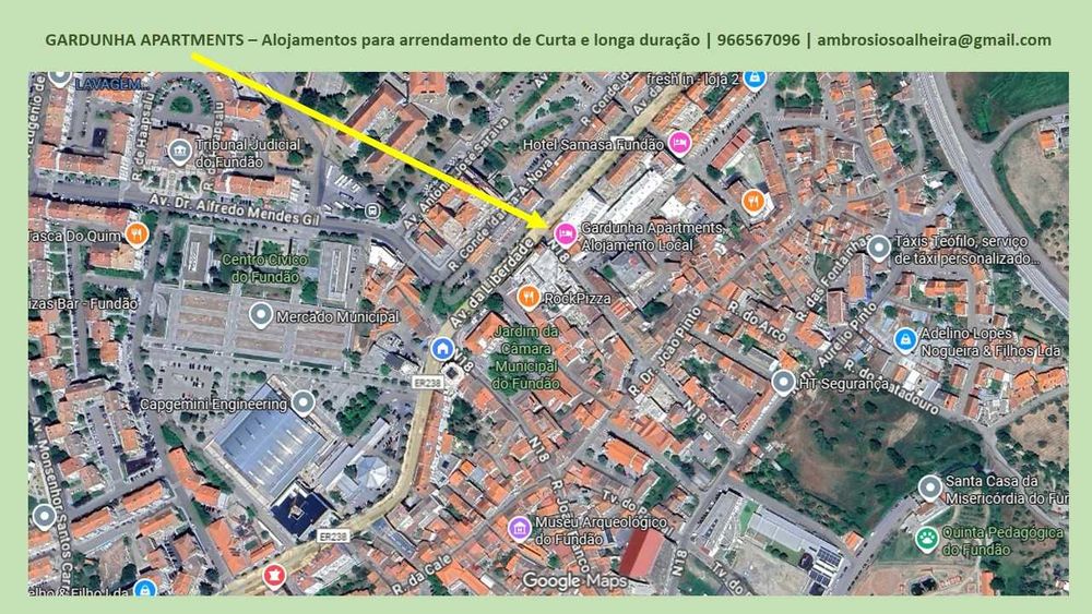 APARTAMENTO NO CENTRO DO FUNDÃO COM DESPESAS INCLUÍDAS