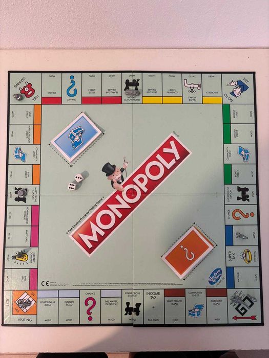 Jogo de tabuleiro Monopoly/Monopólio em inglês