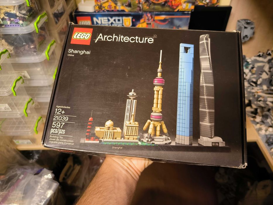 Повний Lego Architecture 21039 Skylines Shanghai Шанхай Архітектура