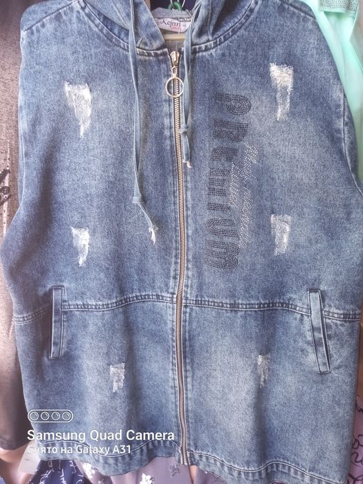 Джинс пиджак баталы