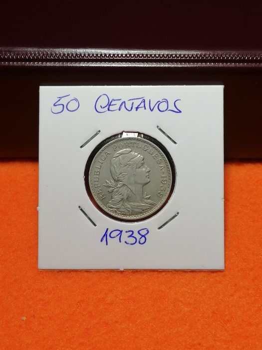 Rep. Portuguesa, 50 Centavos 1938