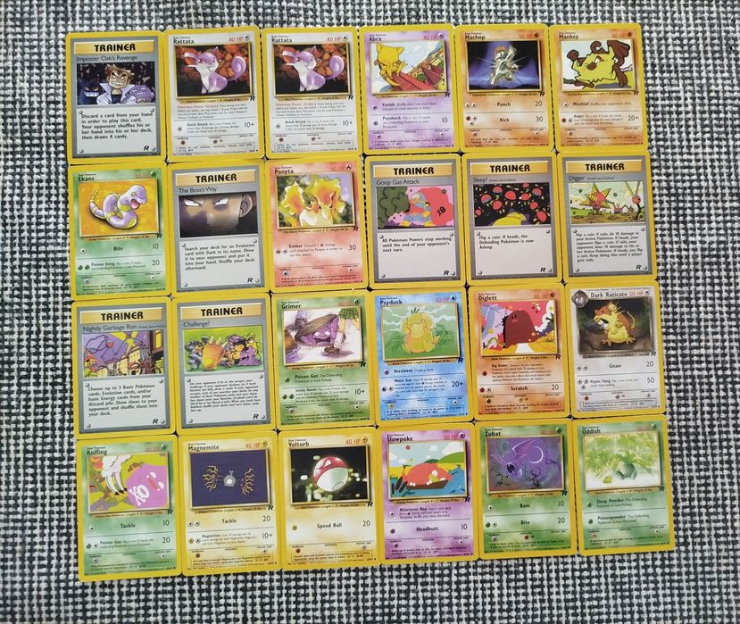 Cartas Pokémon - Team Rocket