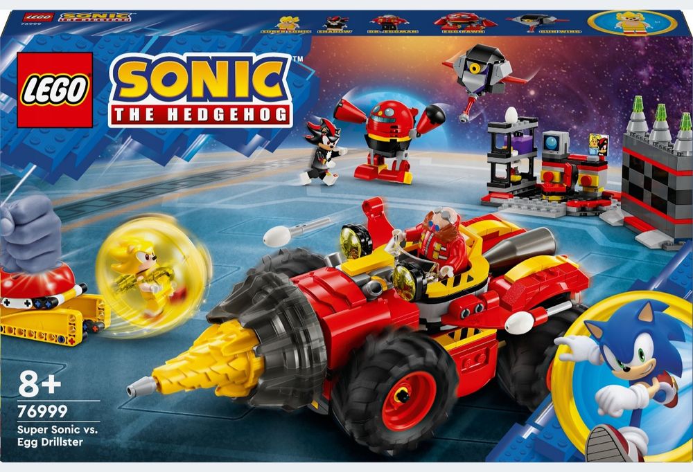 LEGO 76999 Sonic the Hedgehog - Super Sonic kontra Egg Drillster