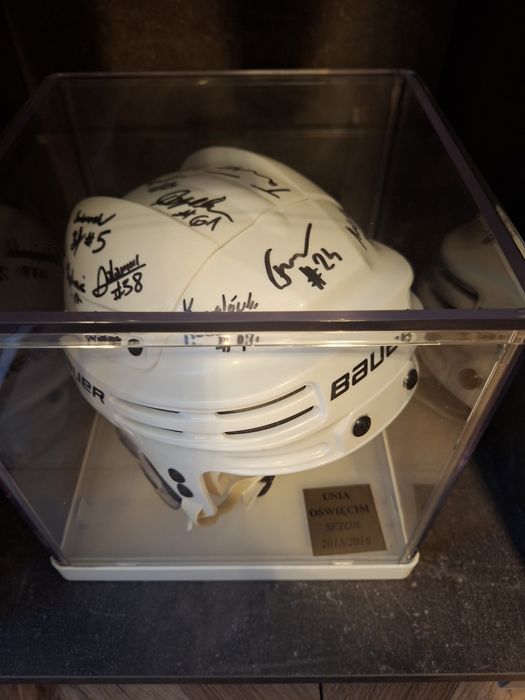 Unia Oświęcim Kask Hokejowy