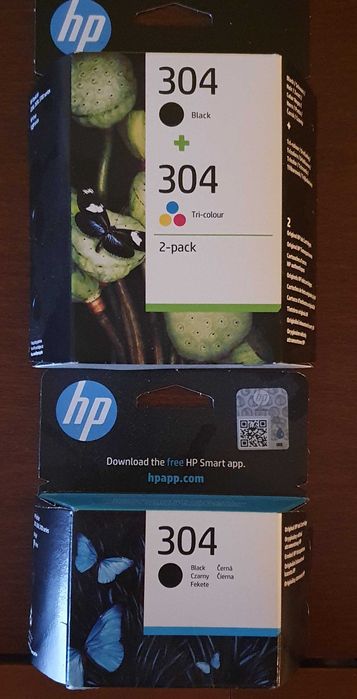 NOWE oryginalne tusze HP 304 (czarny + kolor) 2-pack