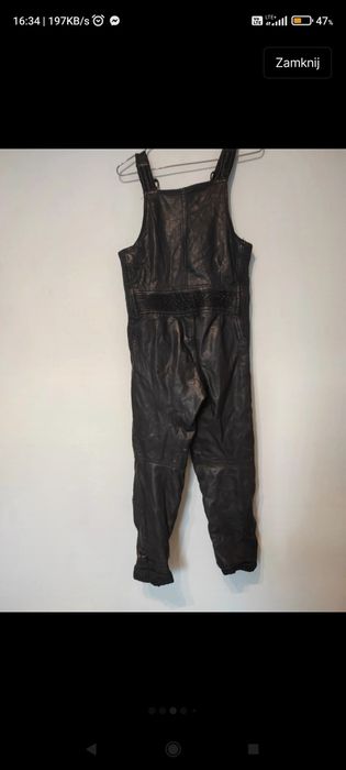 Kombinezon motocyklowy skórzany Cockpit