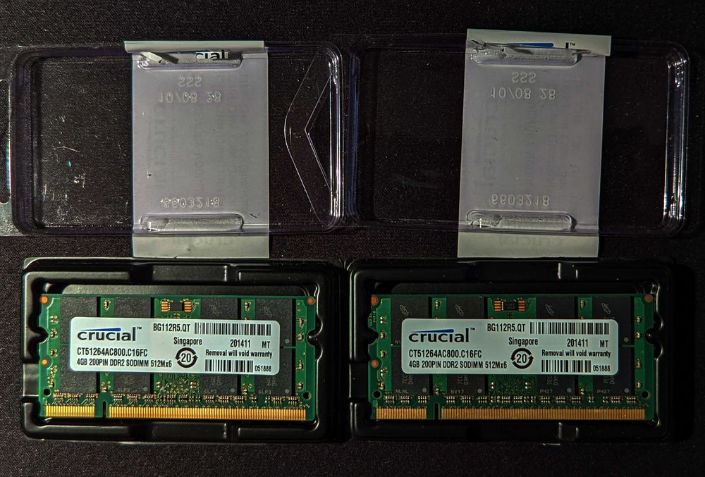 Оперативная память для ноутбука DDR2 4ГБ 8GB 800MHz PC2-6400 400MHz: 3 ...