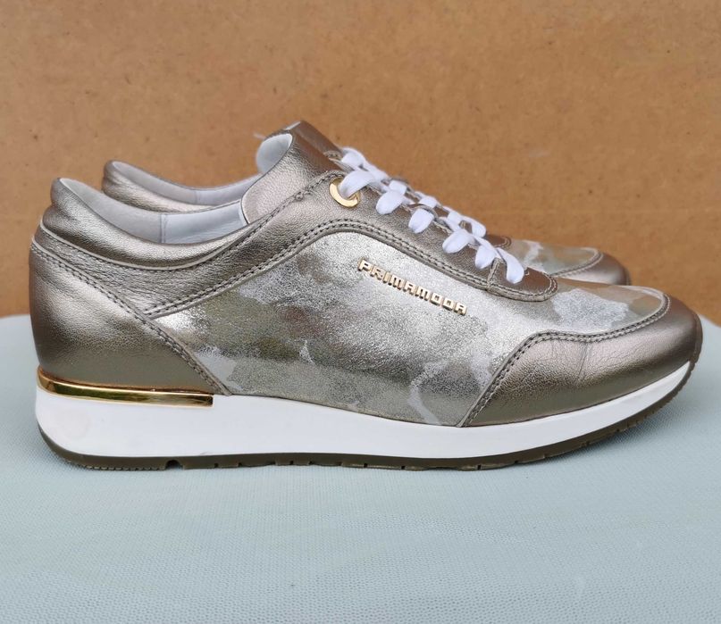 Кожаные кроссовки PRIMAMODA 38 р. Оригинал