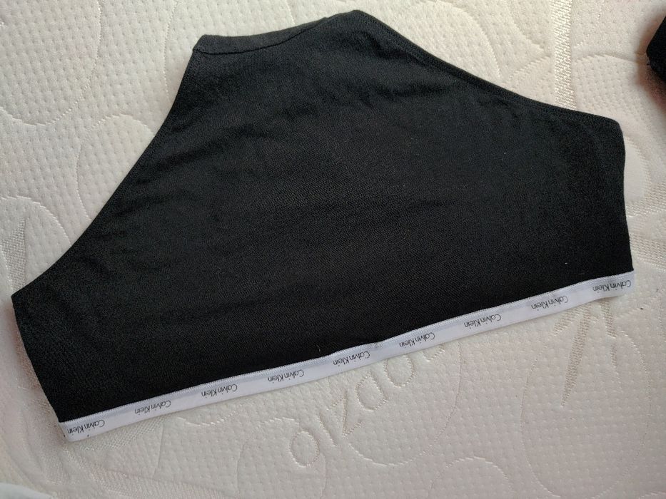 Szorty bawełniane damskie czarne rozm L Calvin Klein