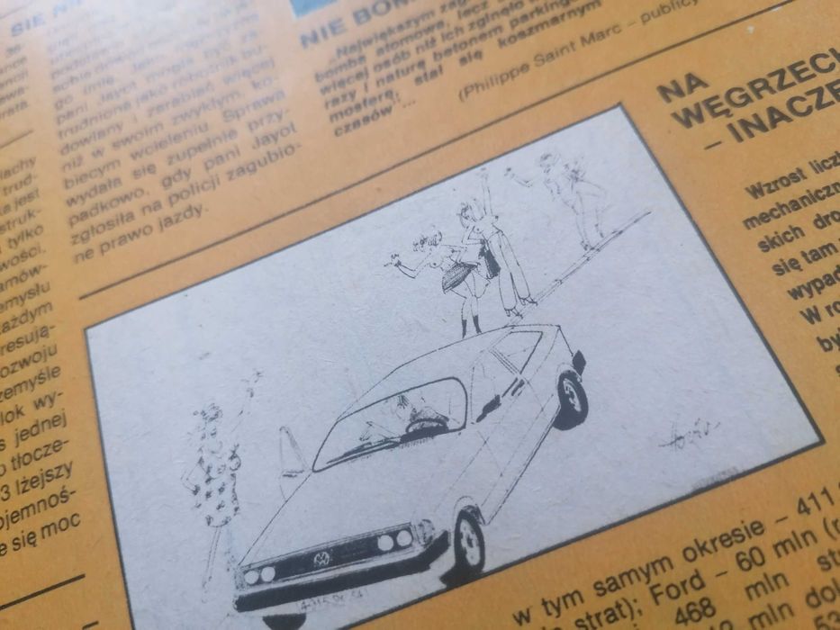 Gazeta MOTOR 1981 nr 38 łada maluch Fiat 125p PRL antyk klasyk