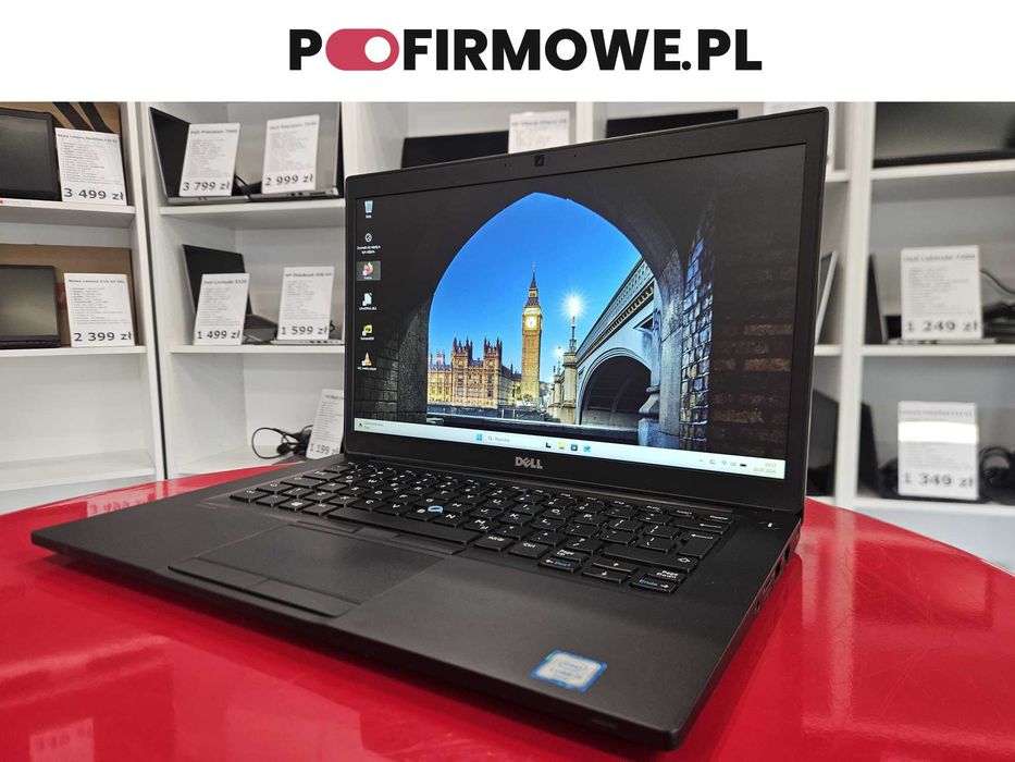 Laptop Dell Latitude 7480 14" Intel i5-6360U 8GB RAM 128SSD FullHD IPS Modem LTE Windows 11 Pro Faktura 23% Vat Gwarancja 12 Miesięcy PoFirmowe.pl
