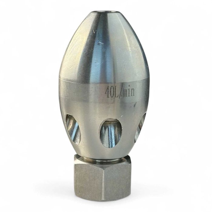 Насадка / форсунка для прочищення каналізації, каналопромивна насадка