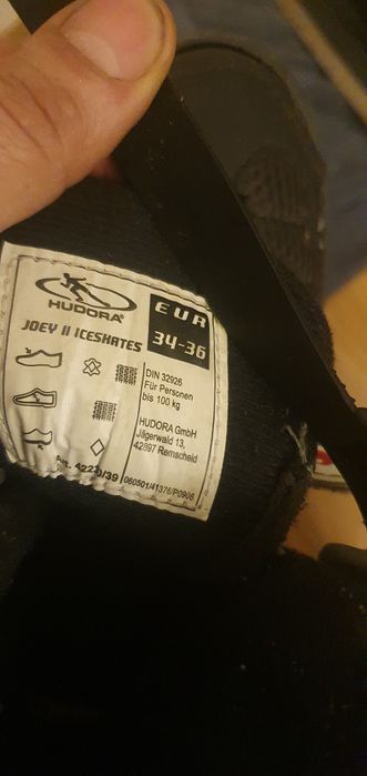 Łyżwy hudora joey 34-36