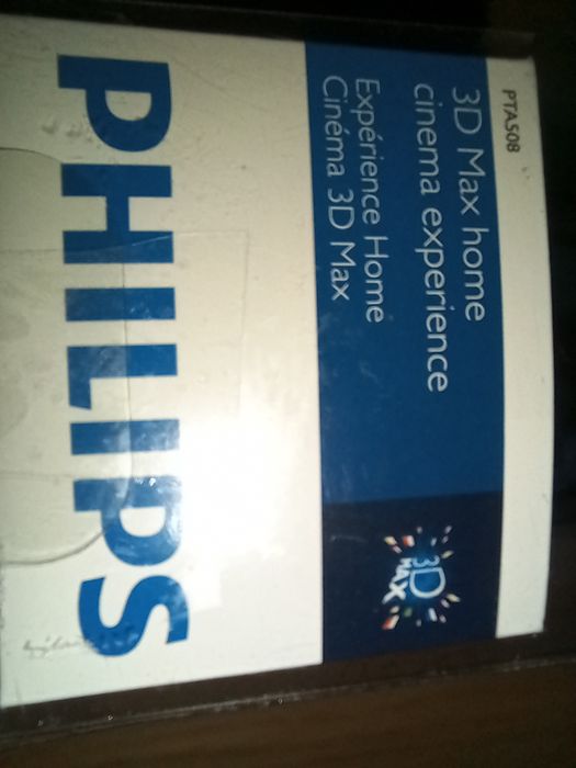 Okulary migawkowe 3D Philips PTA 508 nowe bez gwarancji
