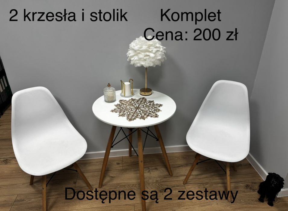 Stolik z krzesłami
