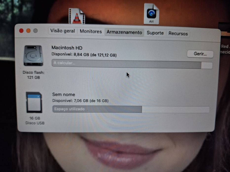MacBook13" Air 2017 128ssd 8gb RAM muito conservado