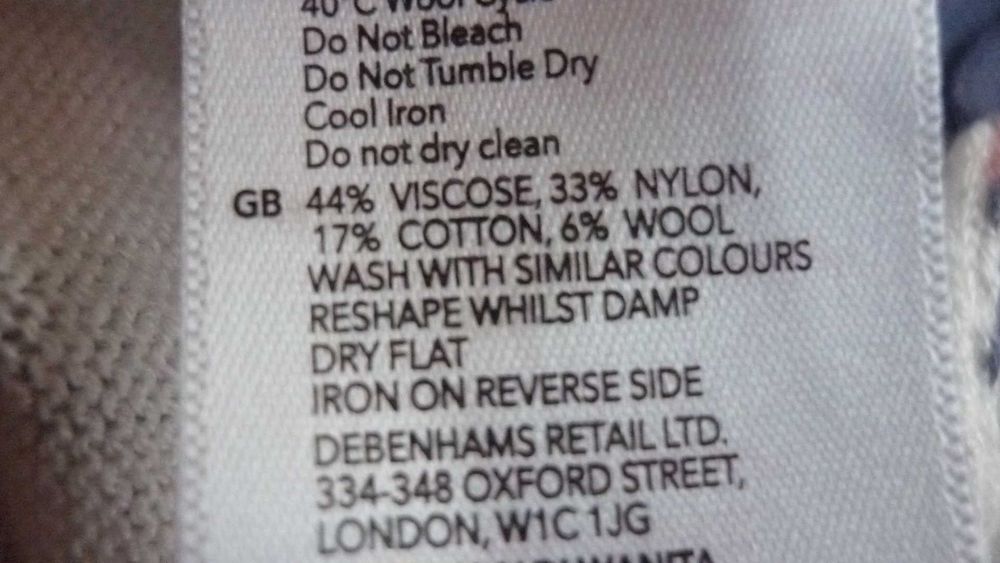 Debenhams- bawełniany sweter- bluza  r; 48